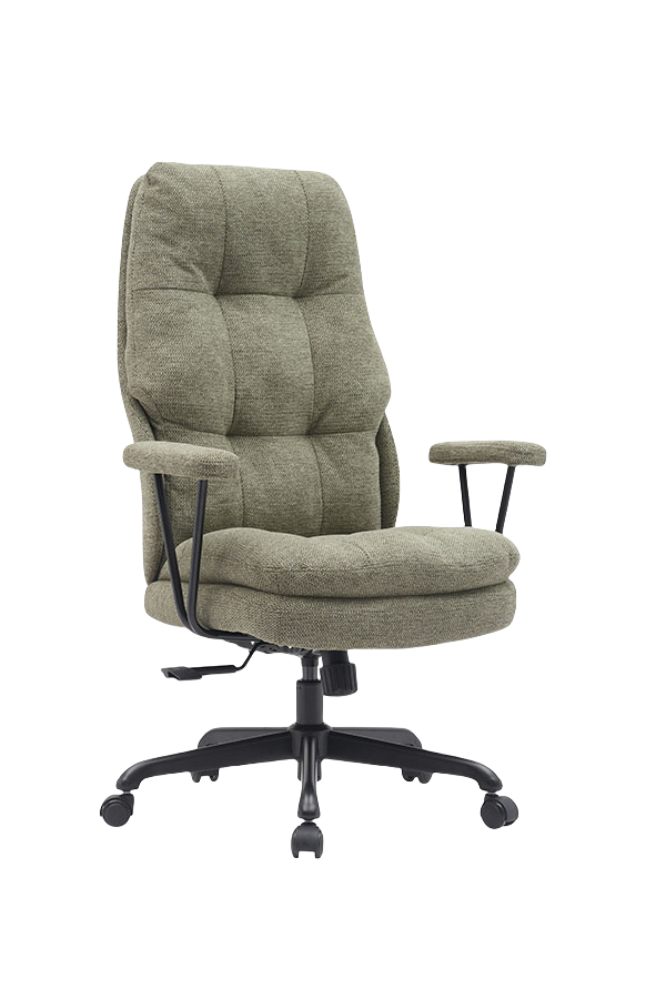 Office Chair High Back Ergonomic-Office Chair with Padded Armrest Swivel Chair with Wheels Computer Chair for Gaming